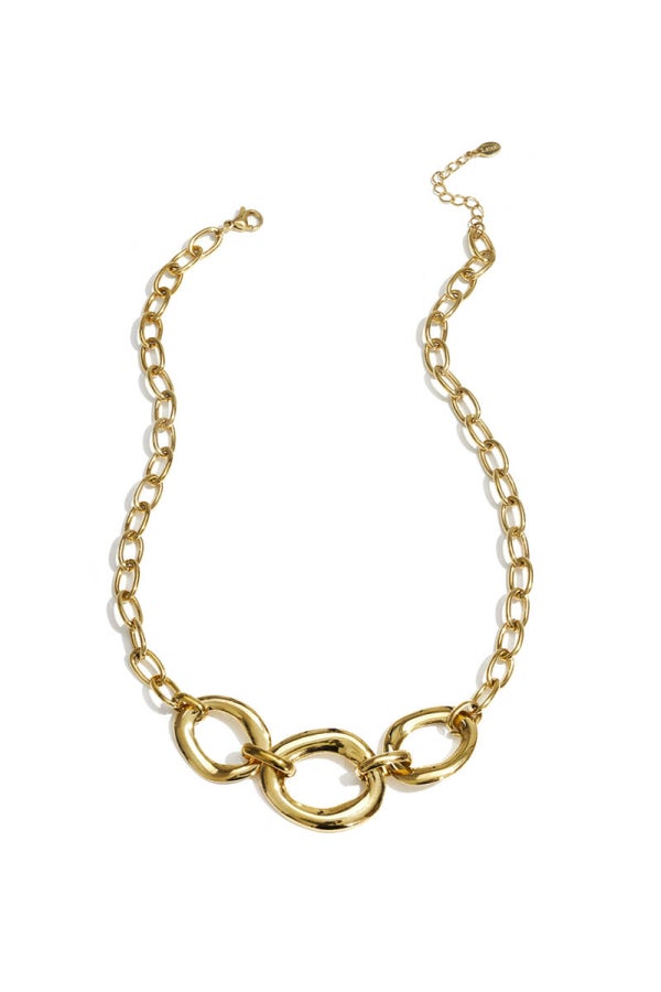 Statement Ketting Met Ovale Rondjes