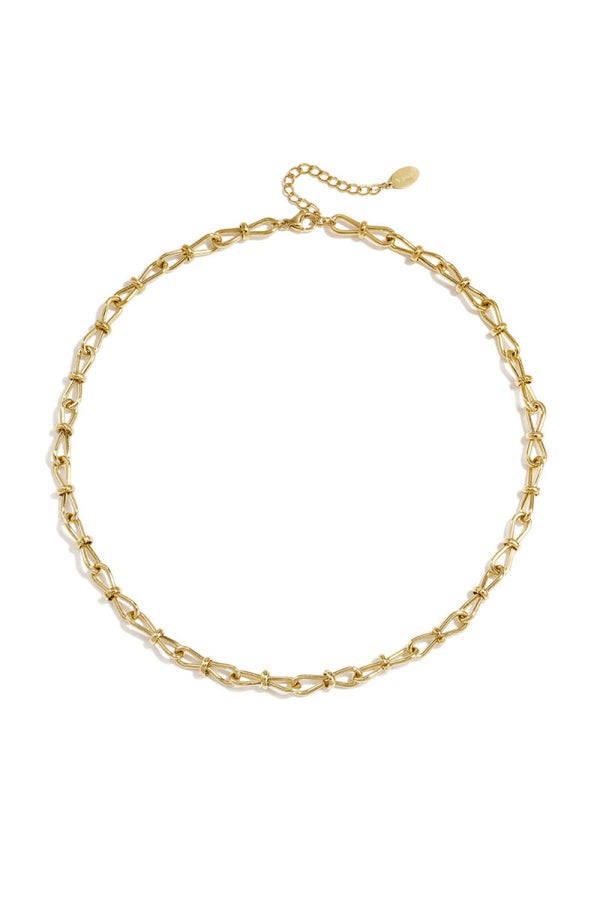 Schakelketting Met Knoopdetail