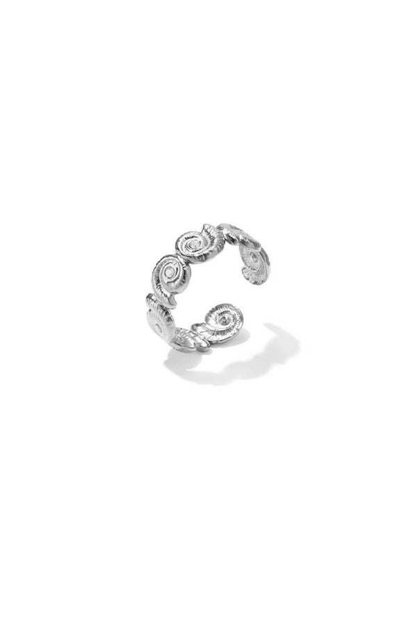 Ring Met Strass Steentjes - Zilver