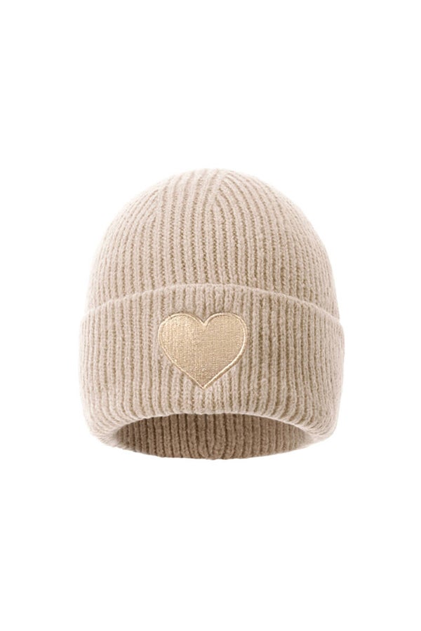 Muts Met Hartje - Beige