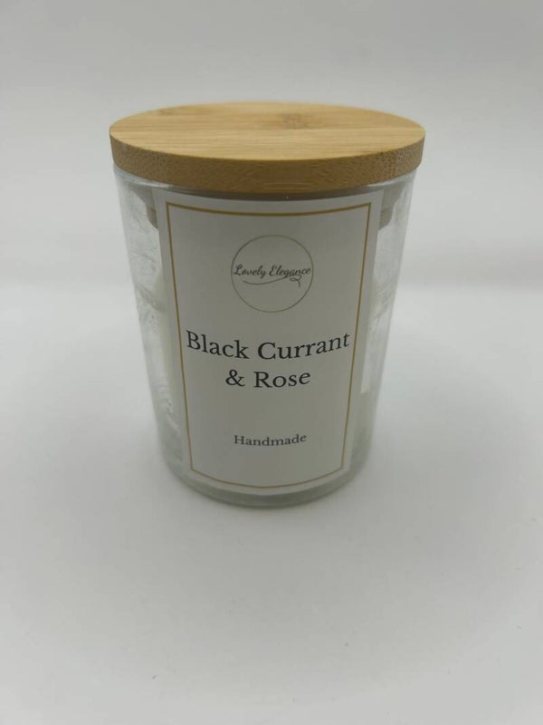 Geurkaars Blackcurrant & Rose