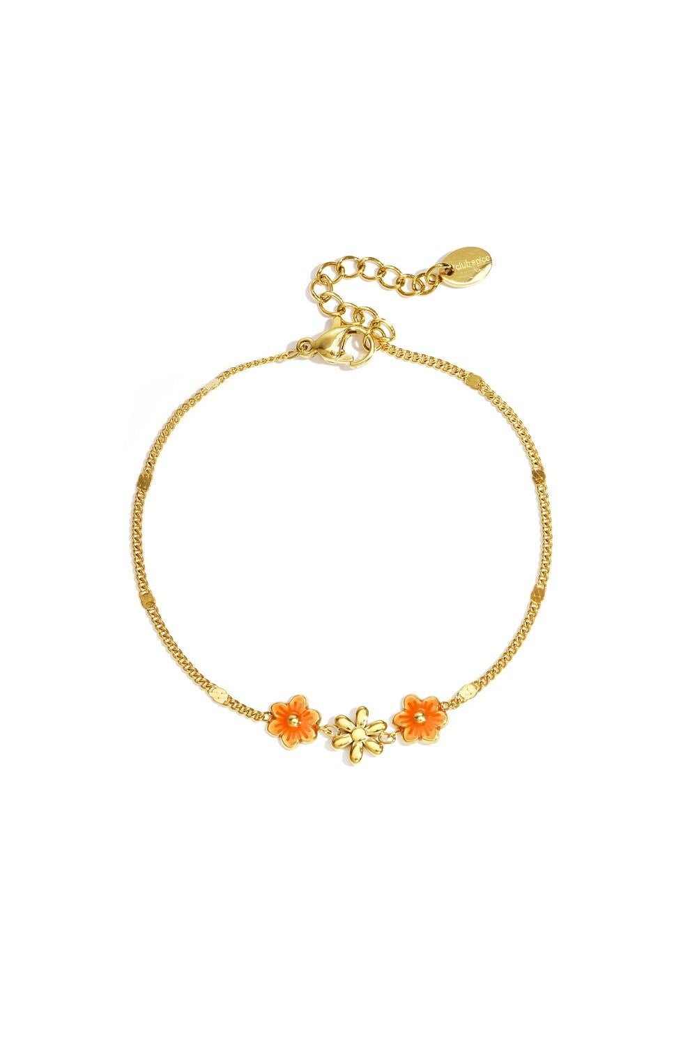 Armband Met gekleurde bloemen
