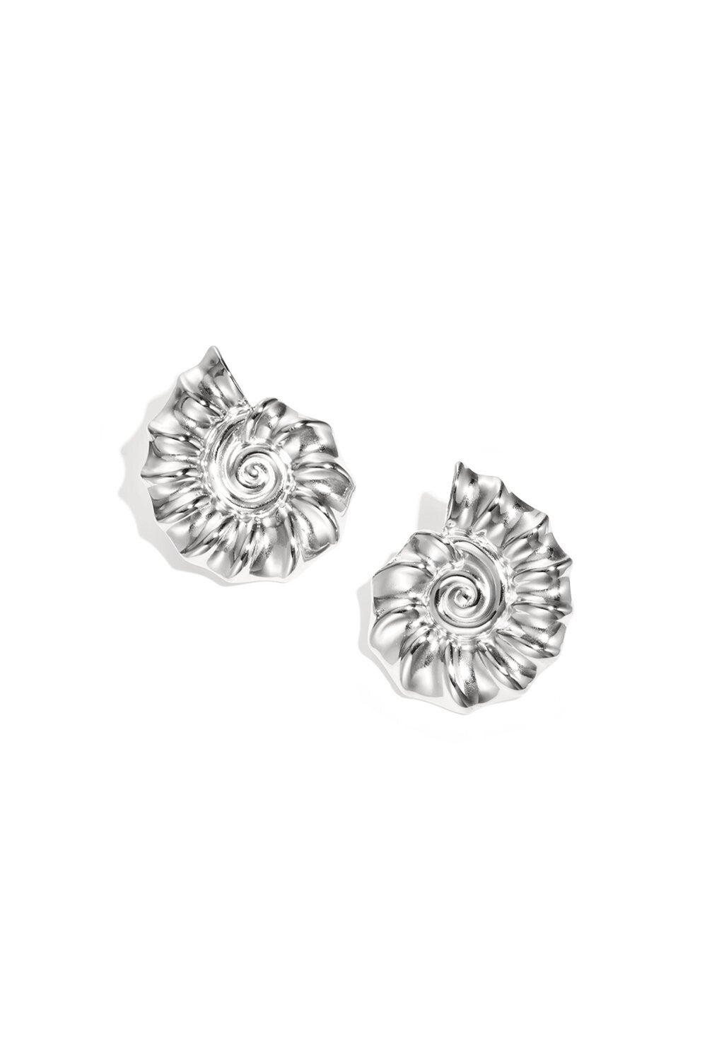 Oorknoppen Schelp - Zilver