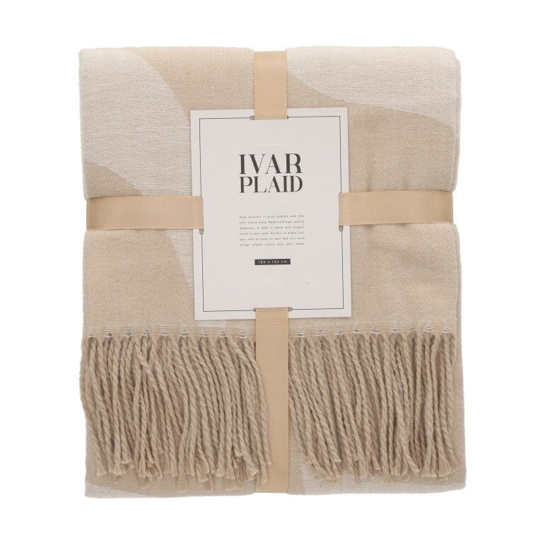 Plaid Ivar - Beige