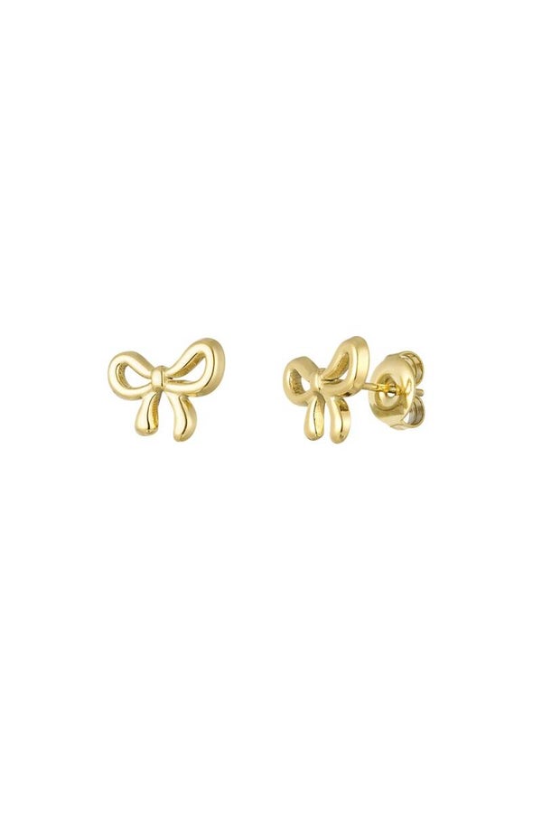 Oorknoppen Strikje - Goud