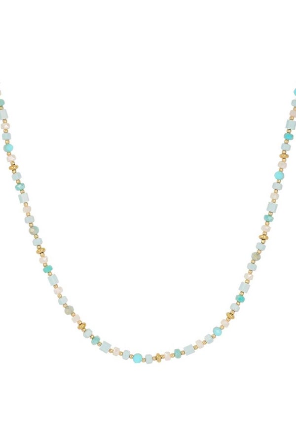 Kleurrijke Festival Ketting - Blauw
