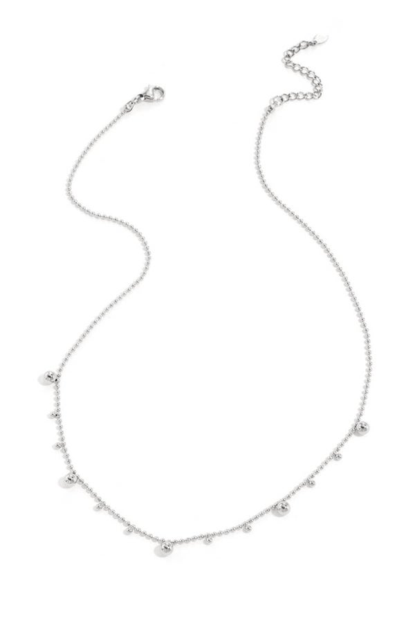 Ketting Met Bolletjes - Zilver
