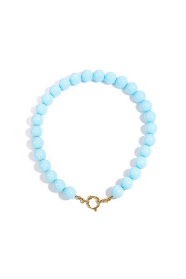 Kralenketting - Lichtblauw