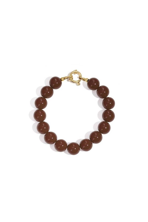 Kralenarmband - Bruin