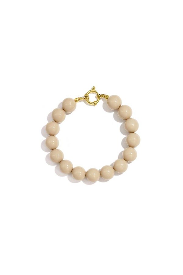 Kralenarmband - Beige