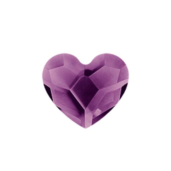 CH3086 - CH3014 - February Heart Birthstone