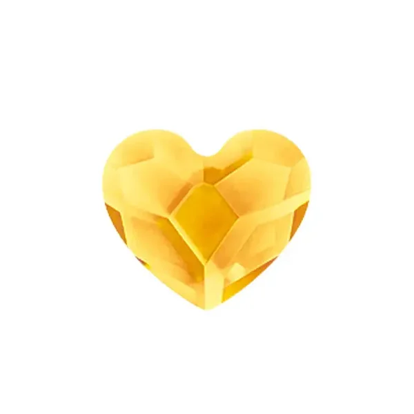 CH3095 - CH3023 - November Topaz Heart Birthstone