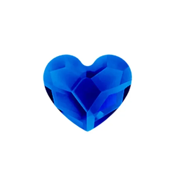 CH3093 - September Sapphire Heart Birthstone