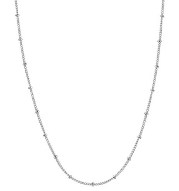 CN5046 - "Silver Ball Station Chain - 28/30"""