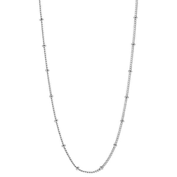 CN5068 - "Silver Ball Station Chain - 18-20"""