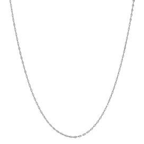 CN5103 - "Silver Dainty Fancy Cable Chain 18-20"""