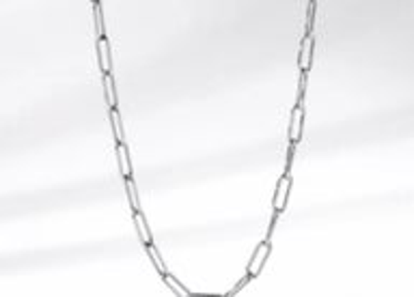 CN5121 - Classic Silver Paperclip Chain