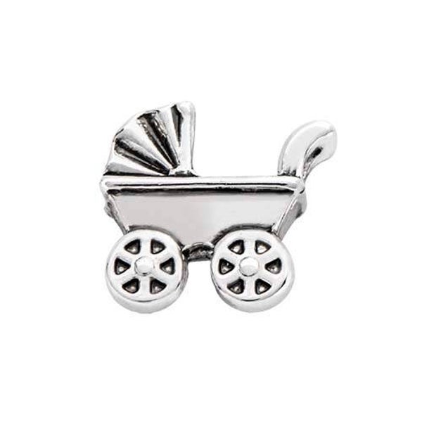 CH3156 - Silver Baby Stroller