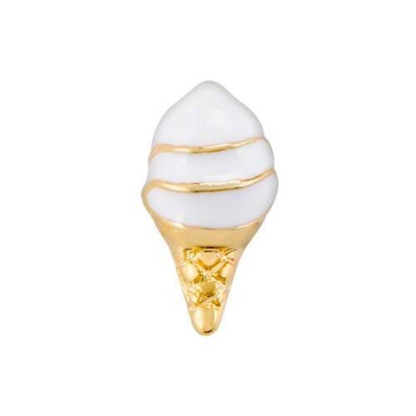 CH3167 - Vanilla Ice Cream Cone Charm