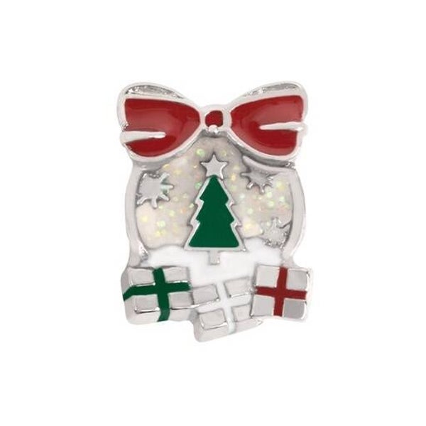 CH3440 - Christmas Tree Snowglobe Charm