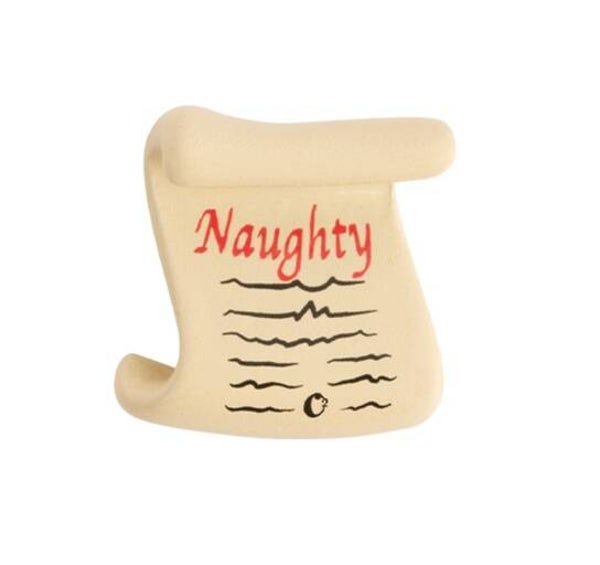 CH3444 - Naughty or Nice List Reversible Charm