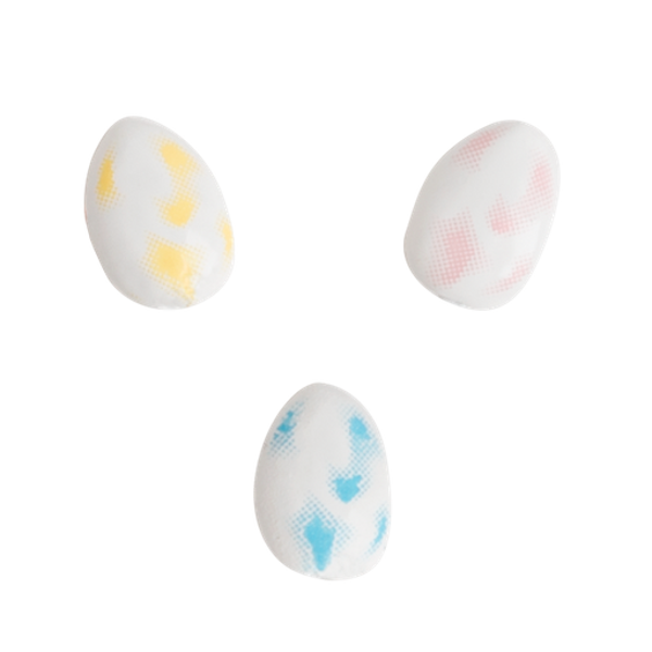 CH3472 - Marble Candy Eggs Charms set/3
