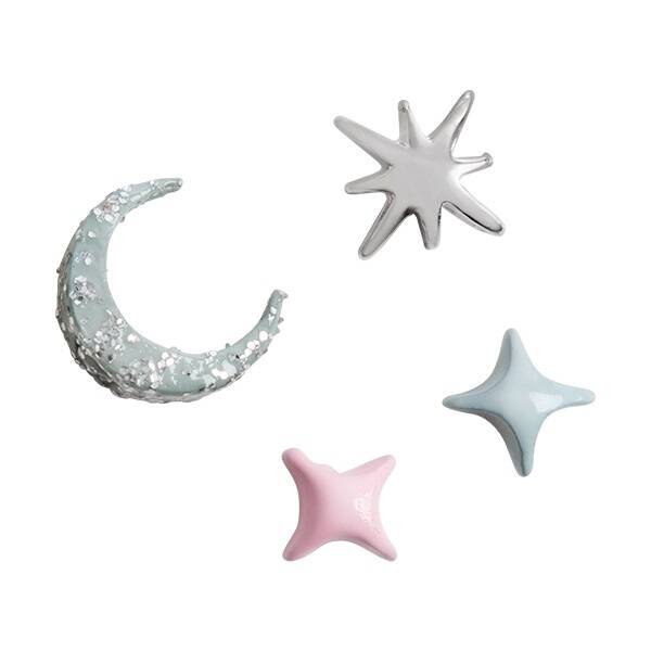 CH3514 Moon & Stars set/4