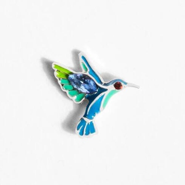 CH3647 - Crystal Hummingbird Charm