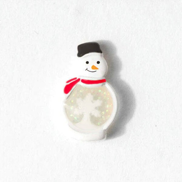 CH3740 - Glitter Snowman Snow Globe Charm