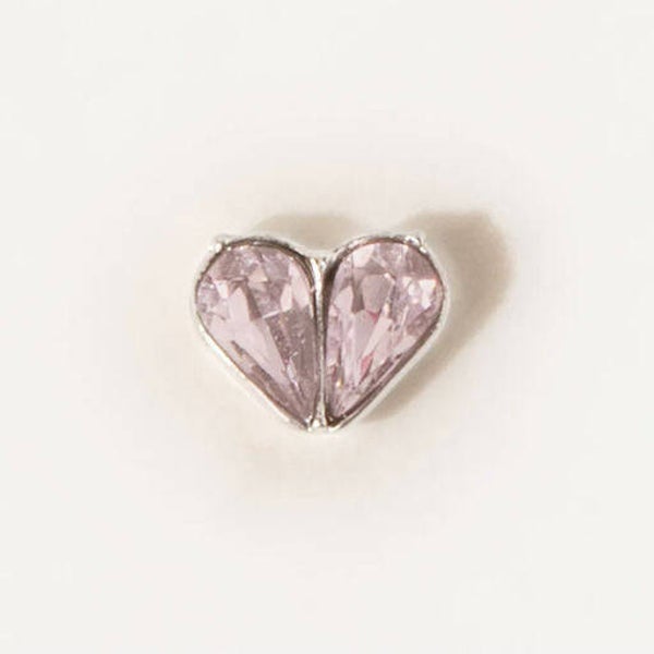 CH3760 - Luxe Pink Heart Charm