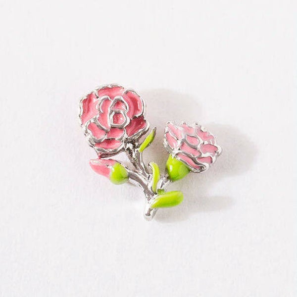 CH3776 - Pink Carnation Charm
