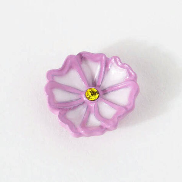 CH3781 - Cosmo Purple Flower Charm