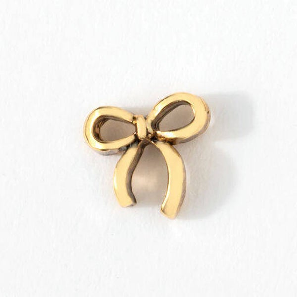 CH3798 - Gold Bow Charm