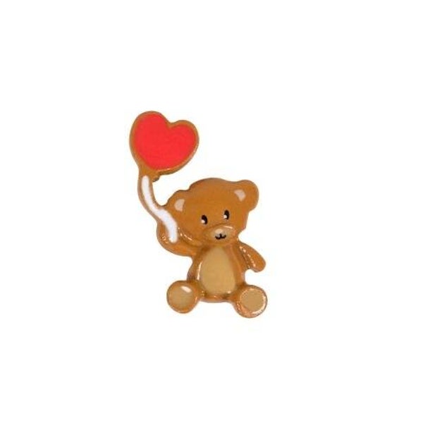 CH3547 - Bear with Balloon Charm