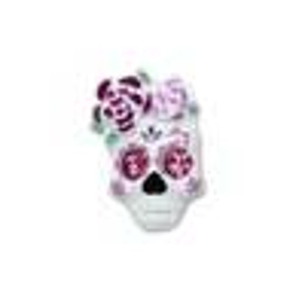 CH3610 - Purple & White Sugar Skull