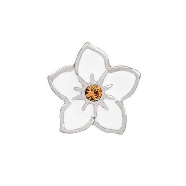 CH4138 - White Flower Charm