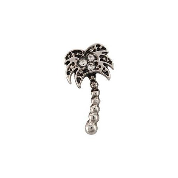 CH4153 - Silver Palm Tree w/crystals