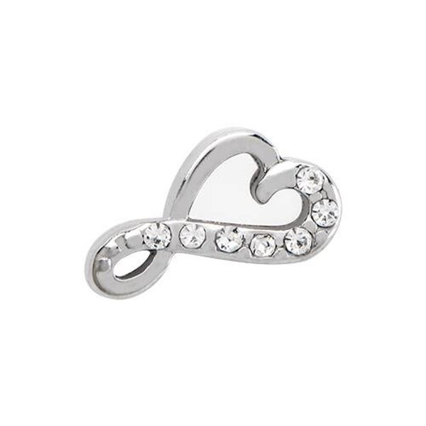 CH9042 - Silver Infinity Heart