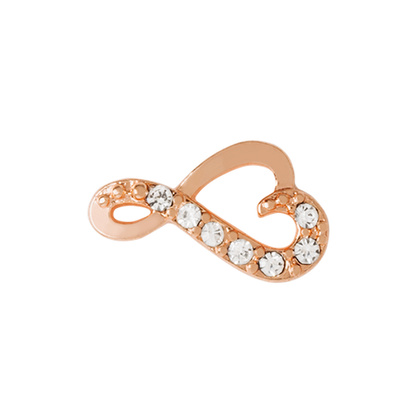 CH9058 - Rose Gold Infinity Heart