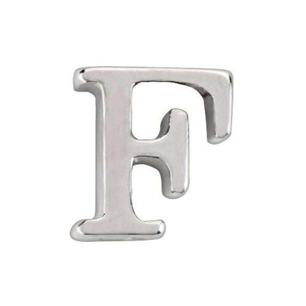 CH8058 - Uppercase Silver Letter F
