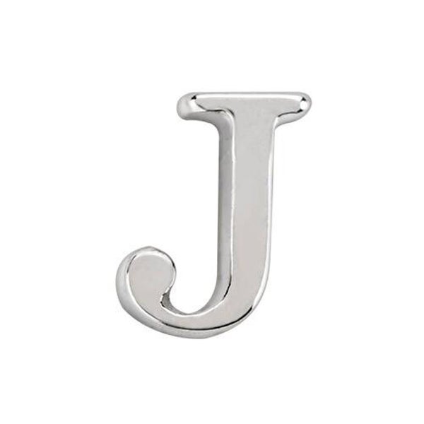 CH8062 - Uppercase Silver Letter J