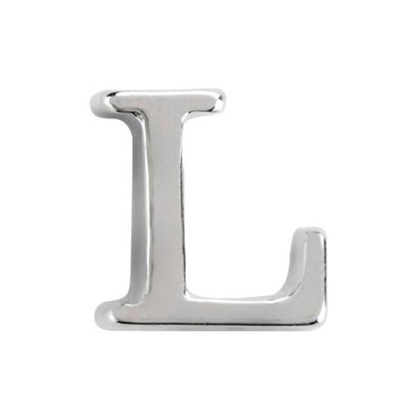 CH8064 - Uppercase Silver Letter L