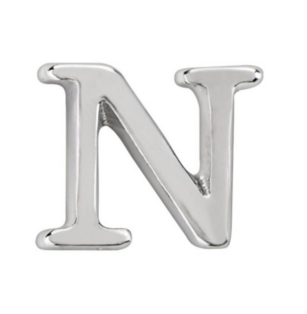 CH8066 - Uppercase Silver Letter N