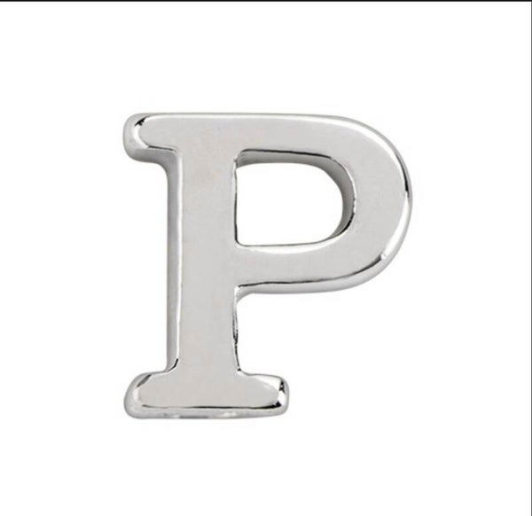 CH8068 - Uppercase Silver Letter P