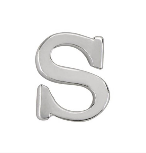 CH8071 - Uppercase Silver Letter S