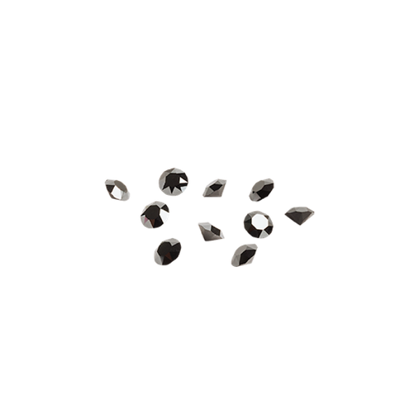 CH8129 - Jet Hematite Crystals Stardust