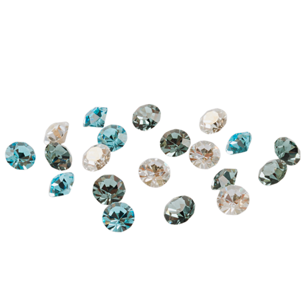 CH8131 - Smokey Aqua Crystals Stardust