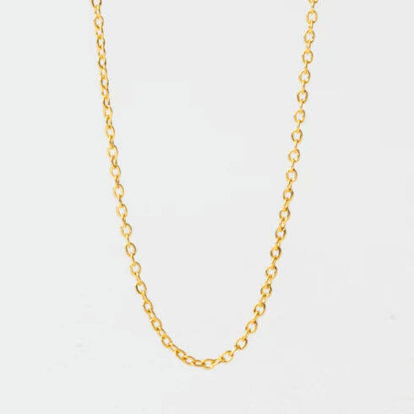 CN6115 - Gold Threaded Initial Chain