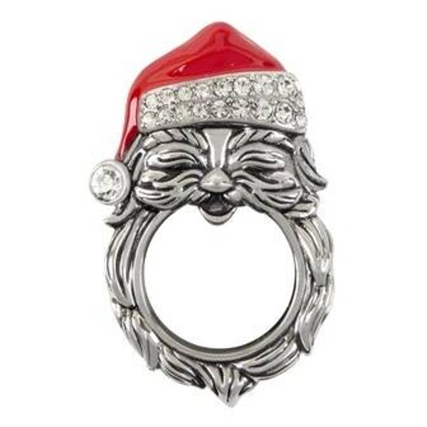 LK1129 - Medium Santa Claus Living Locket w/crystals