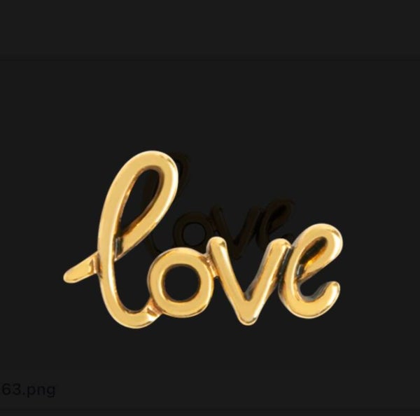 CH9063 - "Gold ""Love"" Script"